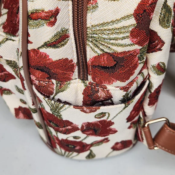 Signare Tapestry Backpack – Poppy Floral Print - Picture 6 of 10
